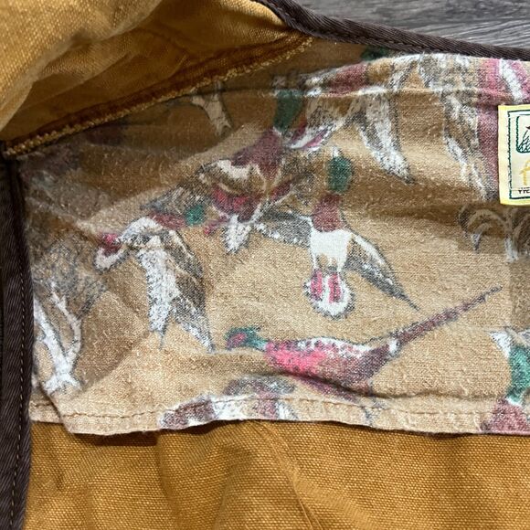 Vintage 60s American Field Made in USA Hunting Vest Canvas Game Pocket Size XL - Picture 7 of 12